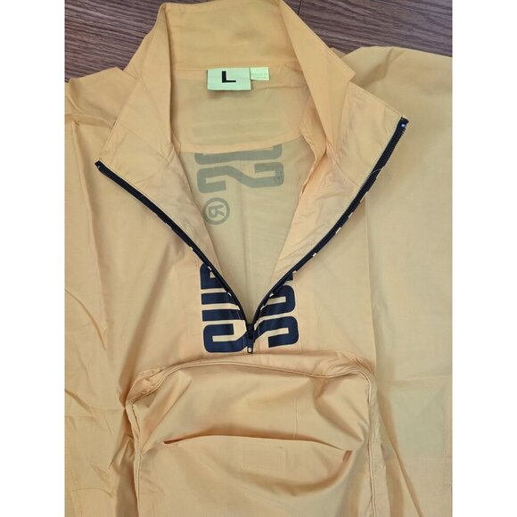 Supervsn S-GRID Anorak Jacket Mens Sz L Yellow Oversized Streetwear Skate NWT - Picture 2 of 14
